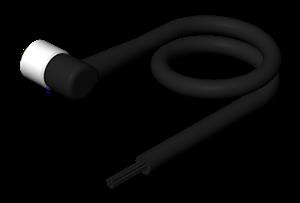 Euchner C-M12F08-07X025PV10,0-MA-100456 Connecting cable with angled plug connector M12, 8-pin, 10 m