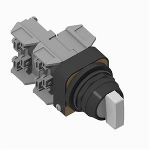 Allen Bradley 800H-2HRWH2KB6AA 30mm Selector Switch 800H PB