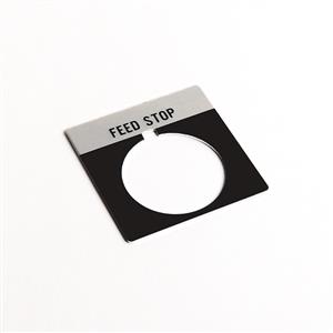 Allen Bradley 800T-X567 30mm 800T FEED STOP Legend Plate