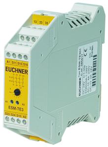 Euchner ESM-TE301 Contact expansion ESM-TE, 3 safety contacts, 1 auxiliary contact, time-delay, cat 3