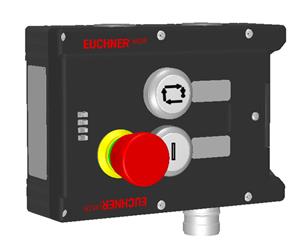 Euchner MGB-L0-ARA-AC4A1-S1-R-117083 Locking module MGB-L0-ARA (guard locking by spring force) with 2 pushbuttons, emergency stop, RC18