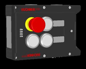 Euchner MGB-L1-APA-AP4A1-M-R-137326 Locking module MGB-L1-APA (guard locking by spring force) with 3 pushbuttons, emergency stop