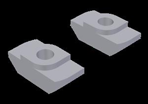 Euchner MONTAGEMATERIAL 8-NUT BOSCH Installation material for CES-A-LSP- and CES-A-BSP