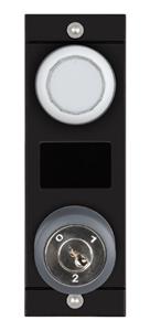 Euchner MSM-1-P-CA-LQU-C4-155860 Submodule MSM-1-P (white cover for indicators, slide-in label, key-operated rotary switch)