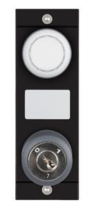 Euchner MSM-1-P-CA-LQV-C6-157721 Submodule MSM-1-P (white cover for indicators, slide-in label, key-operated rotary switch)