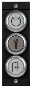 Euchner MSM-1-P-CA-PPP-M3-172054 Submodule MSM-1-P (3 illuminated pushbuttons with symbol)