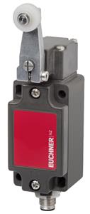 Euchner NZ2HB-538SVM5 Safety switch NZHB, lever arm with plastic roller, plug connector SVM5