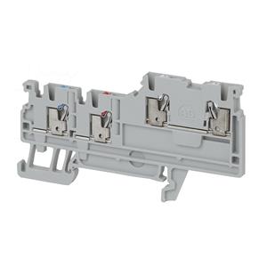 Allen Bradley 1492-PS2-3 IEC Feed-Through Push-in Terminal Block