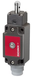 Euchner NZ2RG-511L060 Safety switch NZRG, roller plunger, plastic roller ø 12 mm, plug connector SR6