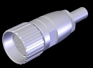 Euchner P-M23F09-106597 Plug connector M23, 9-pin