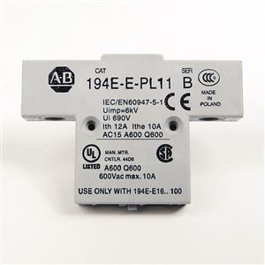 Allen Bradley 194E-E-PL11 Auxiliary Contact Block