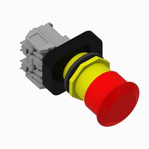 Allen Bradley 800HC-TFRXT6A4 30mm Trigger Action E-Stop 800H PB