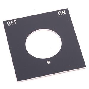 Allen Bradley 800H-Y29 800H PB OFF-ON Standard Legend Plate