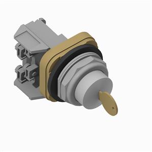 Allen Bradley 800T-E1433A 30 mm Cyl Lock Push-Button 800T PB