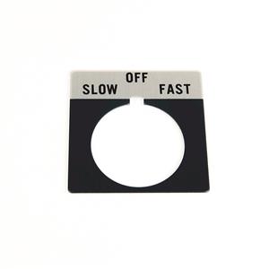Allen Bradley 800T-X546 30mm 800T SLOW-OFF-FAST Legend Plate