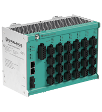 Pepperl+Fuchs ARS12-B2-IC24-1 Ethernet-APL rail field switch with 24 intrinsically safe Ex ic spur ports and screw terminals