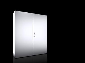 Rittal AX 1019.000 AX Compact enclosure, WHD: 1000x1200x300 mm, stainless steel 14301, with mounting plate, two-door, with 3-point lock system