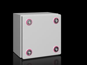Rittal KX 1502.000 KX Terminal box, WHD: 200x200x120 mm, sheet steel, without mounting plate, with cover, without gland plate Turkey