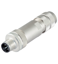 Pepperl+Fuchs V15S-G-ABG-PG9 Male connector M12 straight A-coded 5-pin, for cable diameter 5 - 8 mm, shielded, field-attachable Turkey