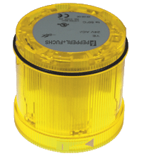 Pepperl+Fuchs VAZ-LED-70MM-LM Stack light LED permanent light element, lemon yellow