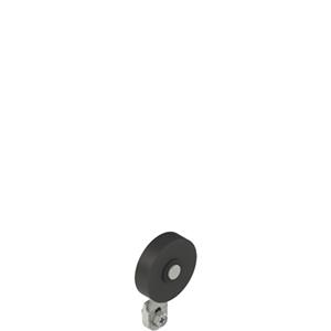 Pizzato VN A00KF-R5 Adjustable straight metal revolving lever with rubber roller, Ø 40 mm
