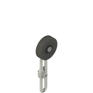 Pizzato VF L35-R5 Adjustable lever with rubber roller, 40 mm diameter