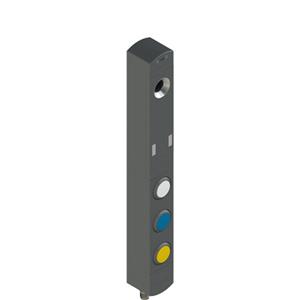 Pizzato NS D4AZ1SRK-N001 NS series safety switch with lock and integrated control devices