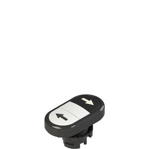 Pizzato E2 1PDRL1AABS Double lower flush pushbutton, with marking Turkey