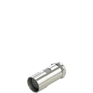 Pizzato VF CBSM12TC07 M23 straight metallic female connector, 12 poles, without cable