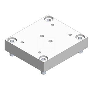 Dopag 480.01.20 Adaptor plate M8 (72x84 mm) to M6 (40x70 mm)