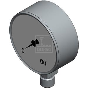 Dopag 28.10.007 Pressure gauge 0-60 bar stainless