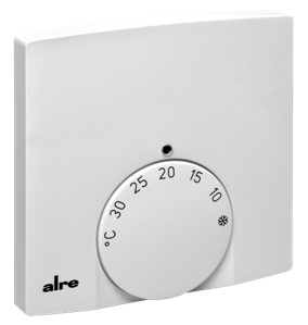 Alre FTRFB-280.119 Wireless room temperature sensor, surface-mounted super flat, setpoint adjuster