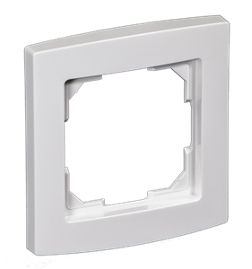 Alre JZ-090.100 alre frame “Berlin” for all flush-mounted devices with cover 55×55, pure white (RAL9010), gloss