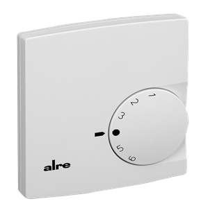 Alre RTBSB-001.500 Room thermostat, surface-mounted, 5…30…°C, 230V AC, NC contact, 2-wire connection