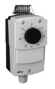 Alre JET-110 R Temperature controller, wall mounting, -35…+30…°C, adjustable hysteresis 220K, external setting