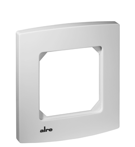 Alre JZ-090.910 alre frame “Berlin” for all flush-mounted devices with cover 50×50, pearl white (RAL1013), gloss