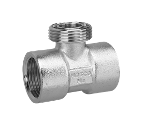 Alre T-Stück 3/4″ T-piece 3/4″ for JSW-3/4, nickel-plated brass