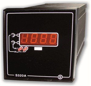 Seneca S320A 3 1/2 digit indicator with analog input and 2 relay alarms