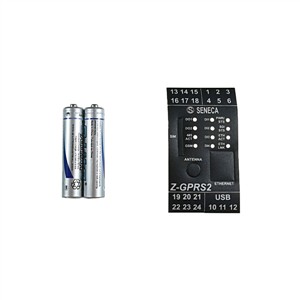 Seneca Z-GPRS2-BTT Replacement batteries and front label for Z-GPRS2/Z-GPRS2-SEAL