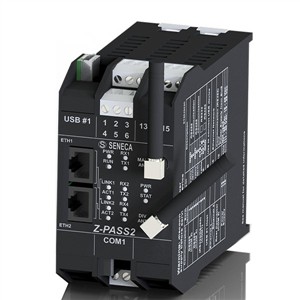 Seneca Z-PASS2-S-R01 Energy Controller unit IEC 61131, Straton IDE and 3G+/ETH VPN routing for energy protocols (product rev up to 12/2016)