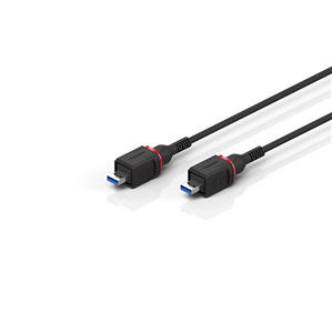 Beckhoff C9900-K989, -K990 USB cable, shielded, PVC, fixed installation, black