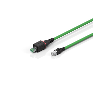 Beckhoff C9900-K959…K969 Industrial Ethernet/EtherCAT cable, PUR, 4 x 2 x AWG26/7, fixed installation, green, Cat6A