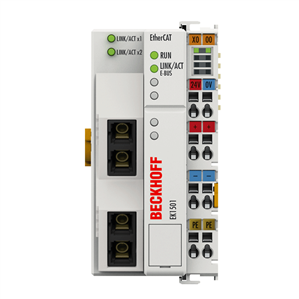 Beckhoff EK1501 EtherCAT Coupler with ID switch, multi-mode fiber optic