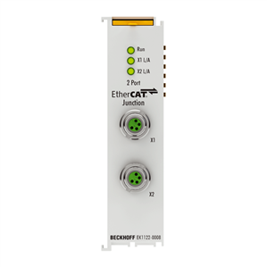 Beckhoff EK1122-0008 2-port EtherCAT junction with M8 connection
