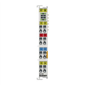 Beckhoff EL1124 EtherCAT Terminal, 4-channel digital input, 5 V DC, 005 µs