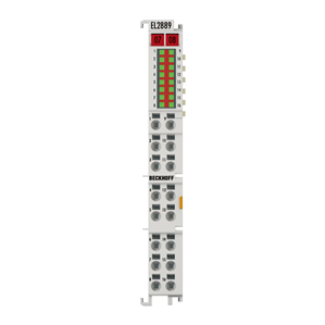 Beckhoff EL2889 EtherCAT Terminal, 16-channel digital output, 24 V DC, 05 A, ground switching