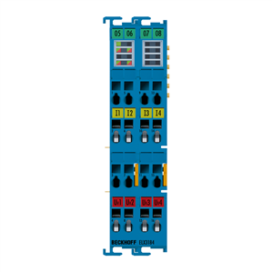 Beckhoff ELX3184 EtherCAT Terminal, 4-channel analog input, current, 4…20 mA, 16 bit, single-ended, HART, Ex i