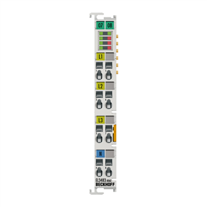Beckhoff EL3483-0060 EtherCAT Terminal, 3-channel analog input, mains monitor, 480 V AC, 24 bit, with analog values