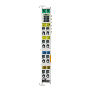 Beckhoff EL3742 EtherCAT Terminal, 2-channel analog input, current, 0…20 mA, 16 bit, oversampling