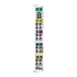 Beckhoff EL3062 EtherCAT Terminal, 2-channel analog input, voltage, 0…10 V, 12 bit, single-ended